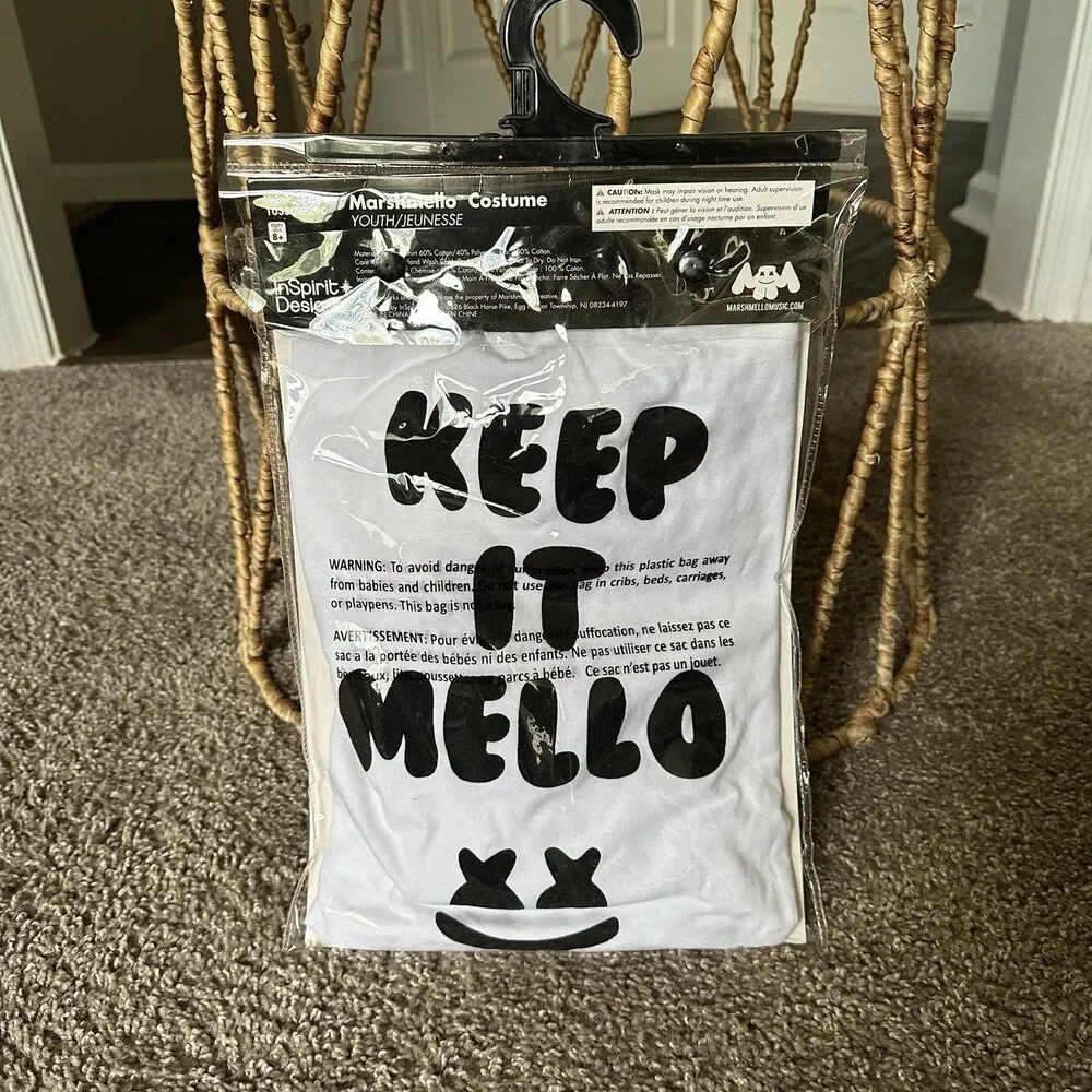 Marshmello COSTUME Child/kids Size XL